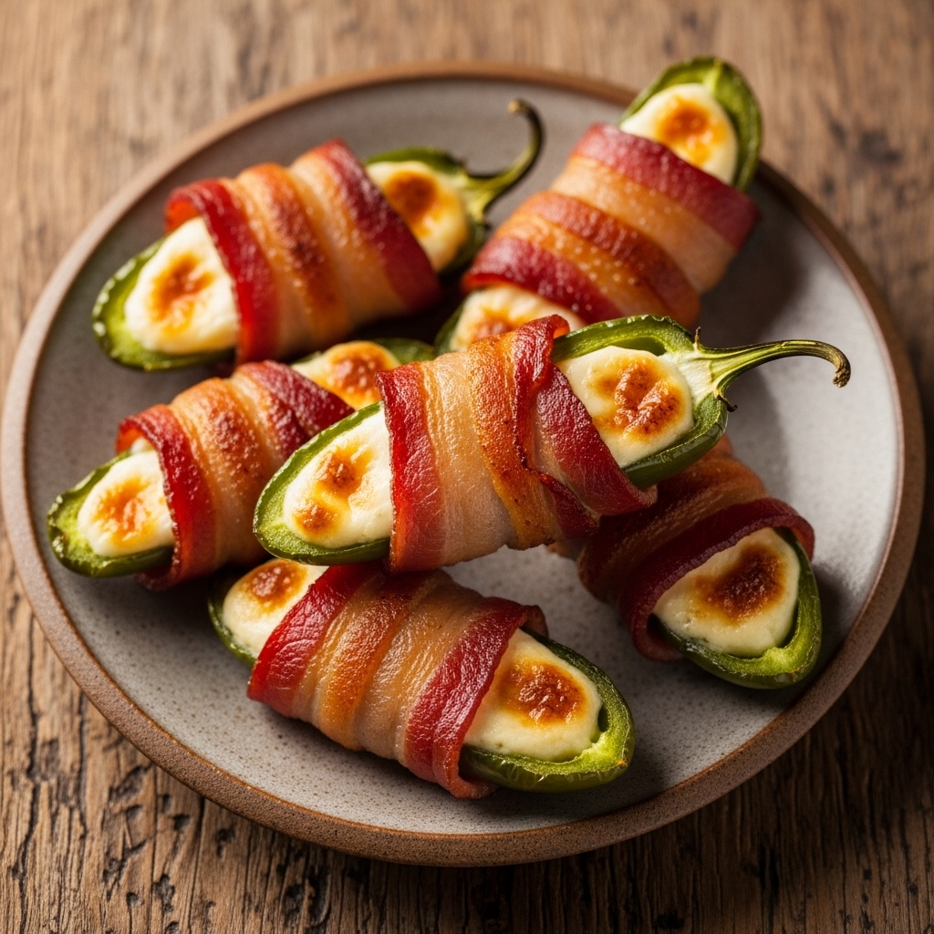 Memphis BBQ Smokehouse Bacon-Wrapped Jalapeño Poppers